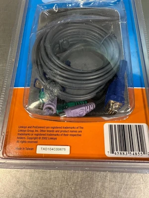 Linksys ProConnect KVM Switch PS/2 Cable Kit Model SVPS06 NEW (7.2.2)