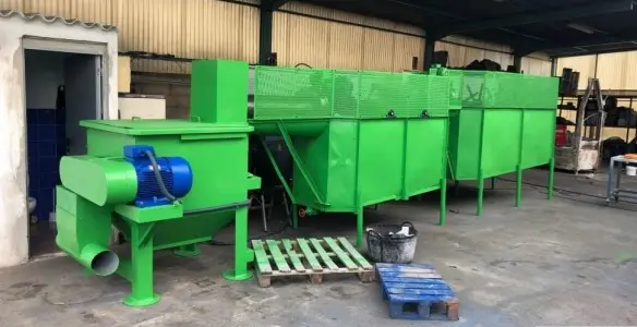 small washing line in Stainless steel construction