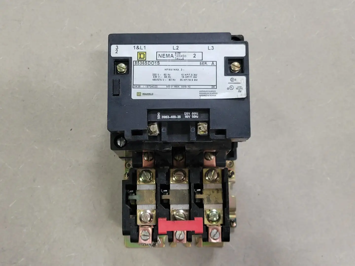 USED SQUARE D 8536SDO1V02S