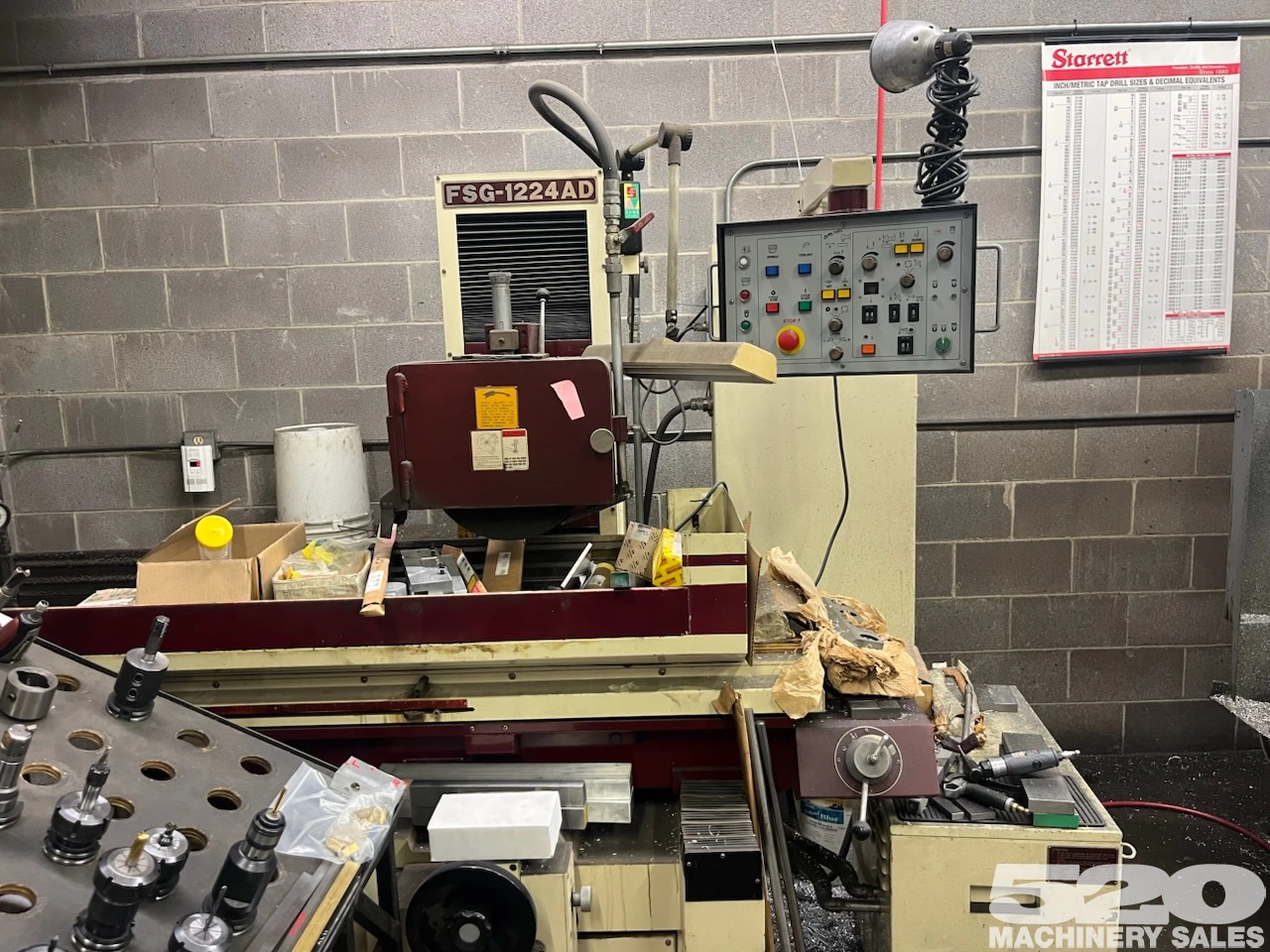 1991 Chevalier FSG 1224AD Horizontal Surface Grinder W/ Programmable Incremental Downfeed