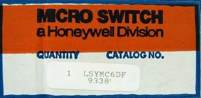 NEW MICRO SWITCH LSYMC6DF LIMIT SWITCH