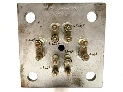 USED TEMPRO IMMERSION HEATER 6" SQUARE 5 ELEMENT 15" LONG