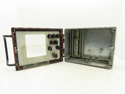 Electrical Enclosure Control Panel HMI 300x400x150mm 7.25x6.25" Cutout 22mm Hole