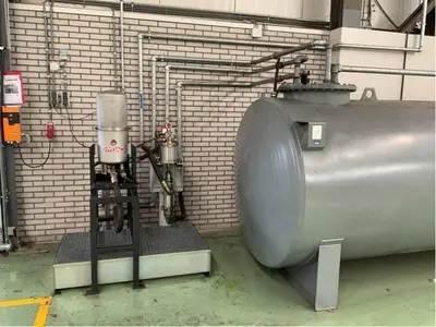 USED STEENBERGEN OIL TANK INSTALLATION WITH FILLING SYSTEM