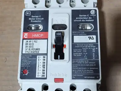 Used CUTLER-HAMMER HMCP100R3S Switchgears British Columbia CA | Lenmark #1435050