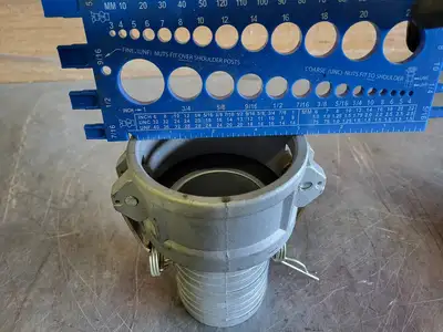 3" CAM Hose Barb Fitting Part C