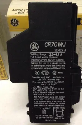 New | in-Stock GE CR7G1WJ Miscellaneous Equipment (Electrical & Power) | Surplus Asset Holdings #1188909