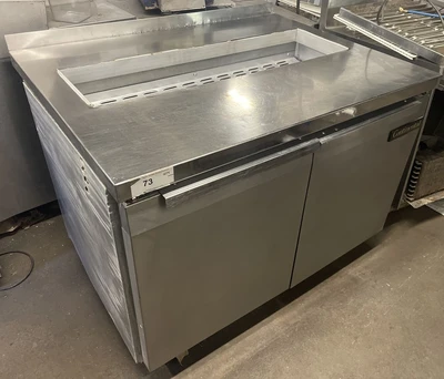 174-0094 Continental SW48 48” Self Contained Pan Rail Prep Table Cooler