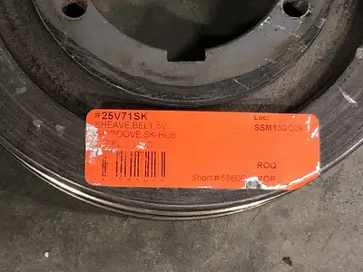 7.1", 25V71SK, 5V, 2 Groove, Series SK Belt Sheave