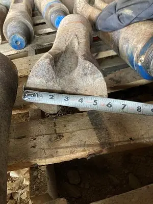 Used AFTERMARKET 5-5/8” DIAMETER X APPROX.. 12-1/2” LENGTH CABLE TOOL DRILLING CHISEL BIT Drills Pennsylvania US | East West Machinery & Drilling #1417264