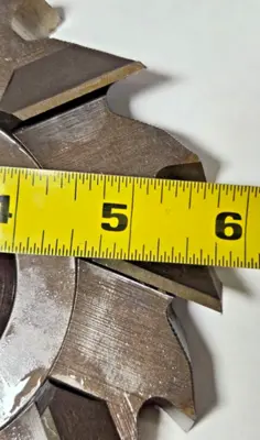 HIGH SPEED STEEL 6" Milling Cutter HSS