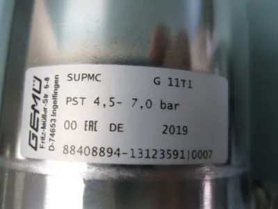 (2) Gemu Sumondo SUPMC Sanitary Actuator for SU Diaphragm Valve 3" Tri-Clamp D12