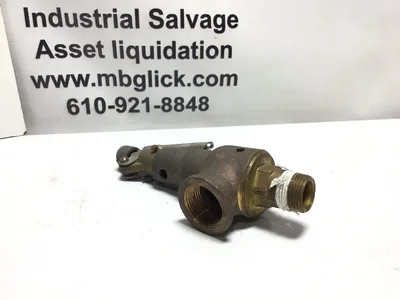 Kunkle 6010 E1 3/4″ Brass Safety Pressure Relief Pop off Valve 100 PSI Set