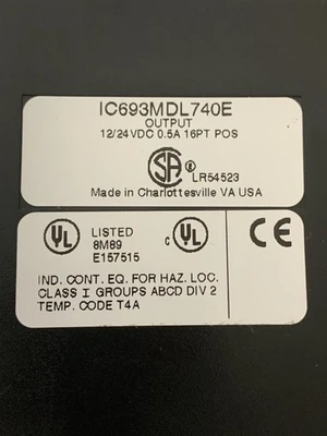 USED GE Fanuc IC693MDL740E
