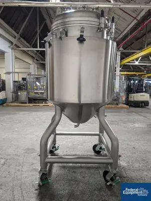 USED A&M Process 500 Liter A&B Process Receiver Tank, 316 S/S, 44/150#