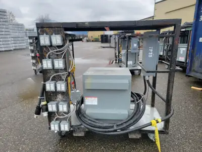 75 kVA Temporary Power Distribution Cart 600V Pri. 208Y/120V Sec.