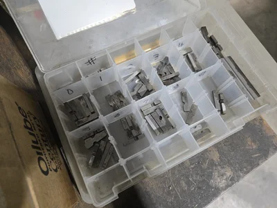 Cabinet and Contents; Roll Press Tooling