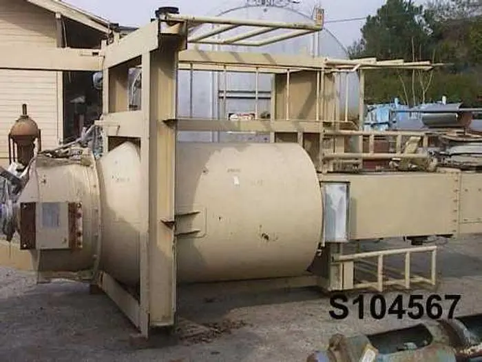 Bin, 75 CF, C/st, 4' X 5', 2-1/2', Live Btm, Baghouse, #S104455
