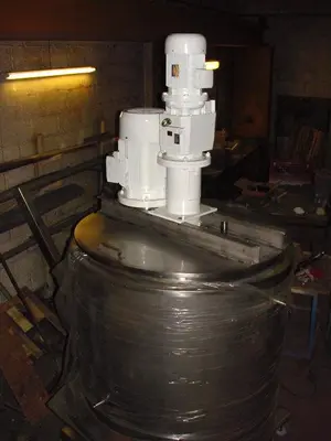 1,100L S/S Electrically Heated Jacketed Cooker Tank