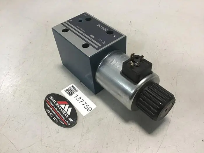 Used BOSCH 0 810 001 834 Valves/Fittings Michigan US | Ideal Machinery #708656