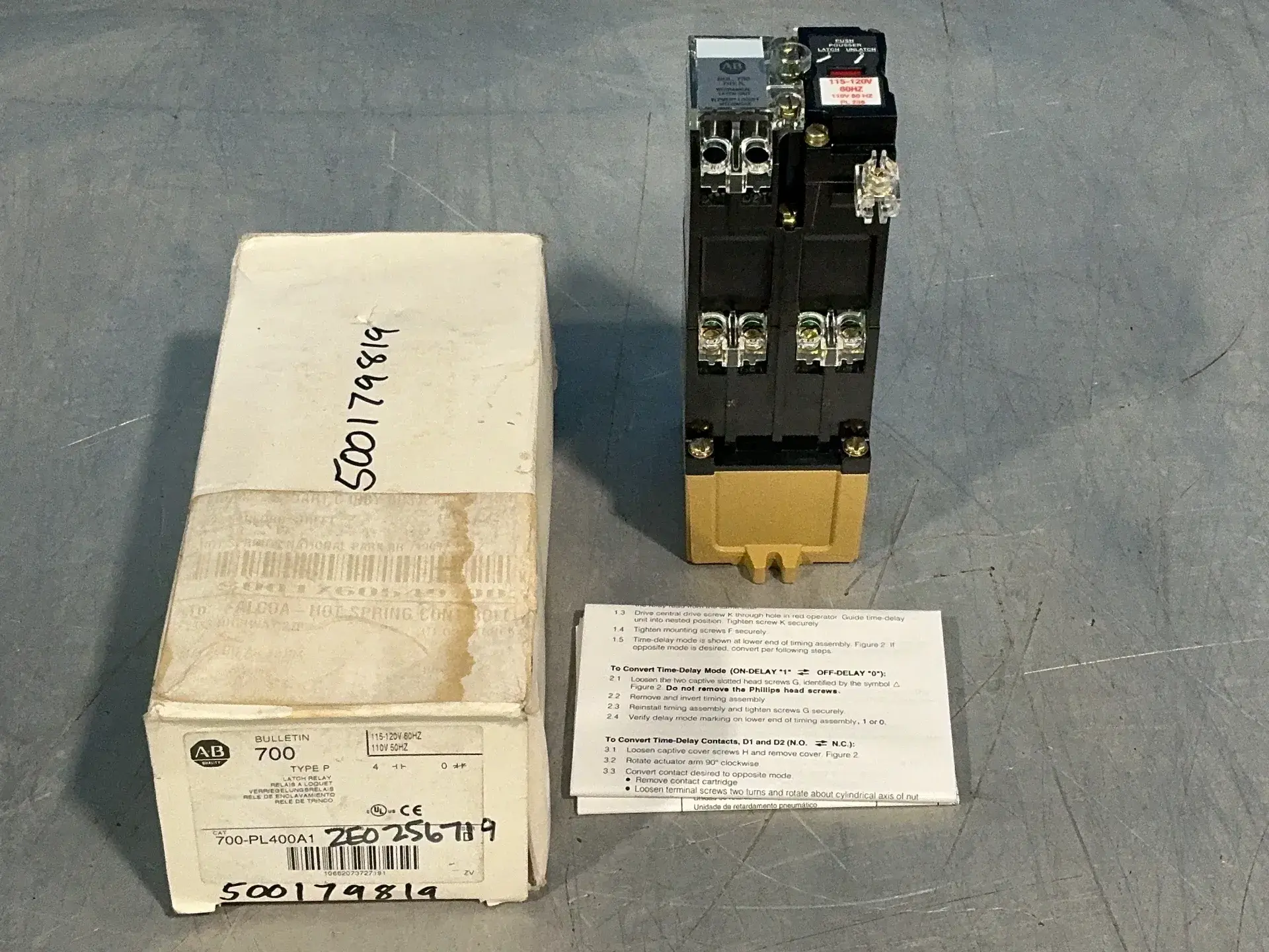 New | in-Stock ALLENBRADLEY 700PL400A1 Relays & Switches Ohio US | HGR 24 #1251139