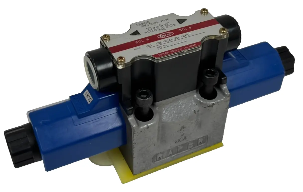 NEW TOYOOKI KOGYO HD1-3W-BCA-03A-WYD2 DIRECTIONAL SOLENOID VALVE 6A9260