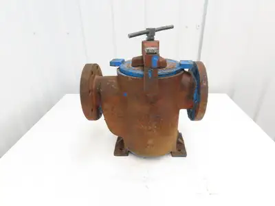 Hayward Model 72 Simplex 4" Inline Basket Strainer Cast Iron 200 PSI Flanged