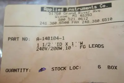 USED APPLIED INSTRUMENTS A-14B104-1