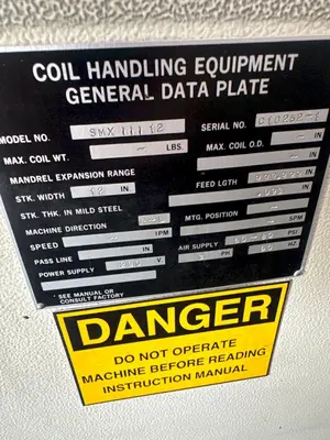 CWP 3RD-18 / SE12B / SMXIII-12 Coil Feed Lines | PressTrader Limited (9)