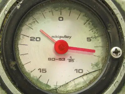 Mikipulley SD-53 Rotating Gauge Knob For 1:25 Ratio Speed Changer CRACKED