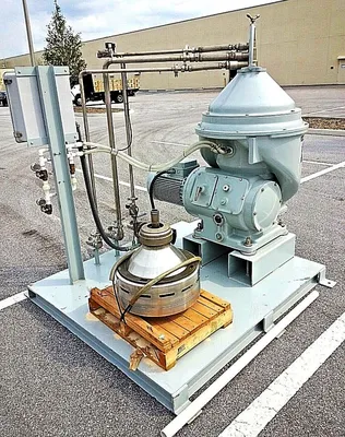Alfa-Laval WHPX 505 TGD-24-60 biodiesel purifier skid, SS.