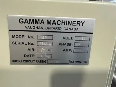 2014 GAMMA Model 120 Double V Folder Downstream Equipment, Folders | Mark One Machinery (4)