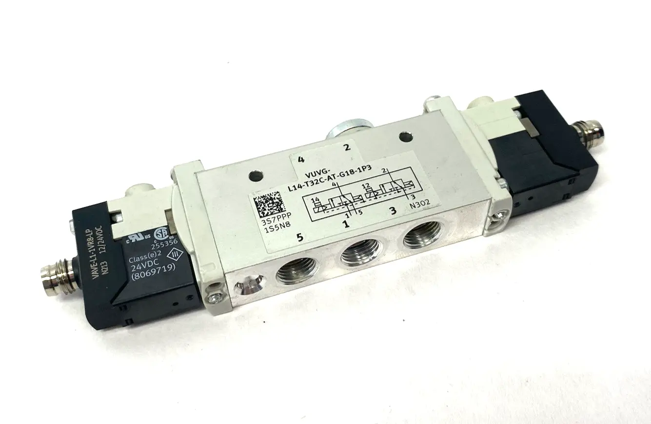 Used Festo Solenoid Valve 2x3/2-way monostable closed 566496 Solenoid Valves Michigan US | Maverick Industrial Sales #1398245
