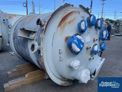 NEW Pfaudler 1,000 Gal Pfaudler Glass-Lined Reactor, 150/150#, Unused