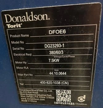 NEW DONALDSON DFOE6