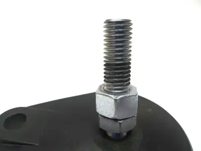 USED S&W MANUFACTURING POLYMOUNT TEARDROP LEVELING MOUNT MACHINE FOOT