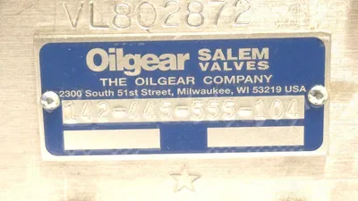 NEW OILGEAR 142-445-555-104 VALVE VL802872 142445555104