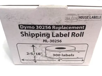 NEW HOUSE LABELS REPLACEMENT LABEL ROLL GREEN 2-5/16" 300-LABELS