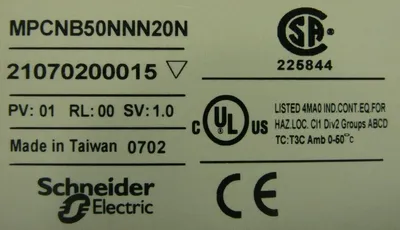 USED SCHNEIDER ELECTRIC MPCNB50NNN20N MAGELIS MODULAR PC MPCEN02NAX00N