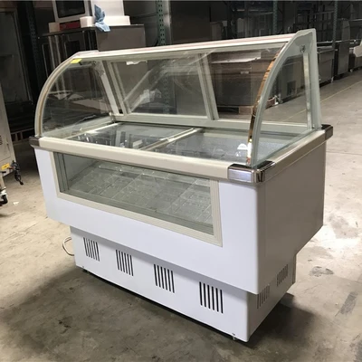 171-0350 52" Full Service Self Contained Popsicle Freezer Case