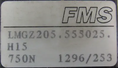 NEW FMS LMGZ205.555025.H15 LOAD CELL 750N LMGZ205555025H15