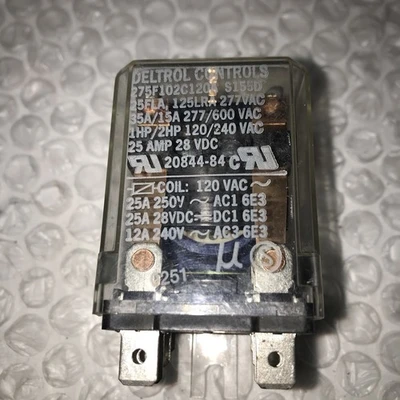 *Preowned Potter & Brumfield Power Relays (Lot Of 4) Look At Photos For No’s: