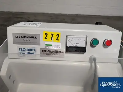 USED Dyno-Mill Glen Mills Dyno Mill, Model KDL A