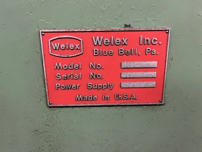 3.5" Welex 24:1 Extruder Model 350 RHNV,75Hp