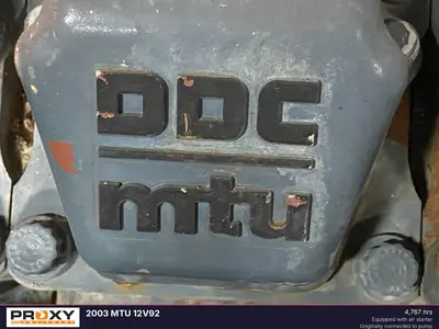 Used 2003 MTU 12V92 Diesel Engines Wisconsin US | Proxy Equipment #1385019