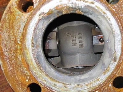Fisher 3" V150 V-Ball Control Valve Steel Body Material
