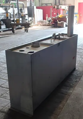 SPC8828  Tank 235 gallon vertical tank, Stainless Steel, flat rectangular tank
