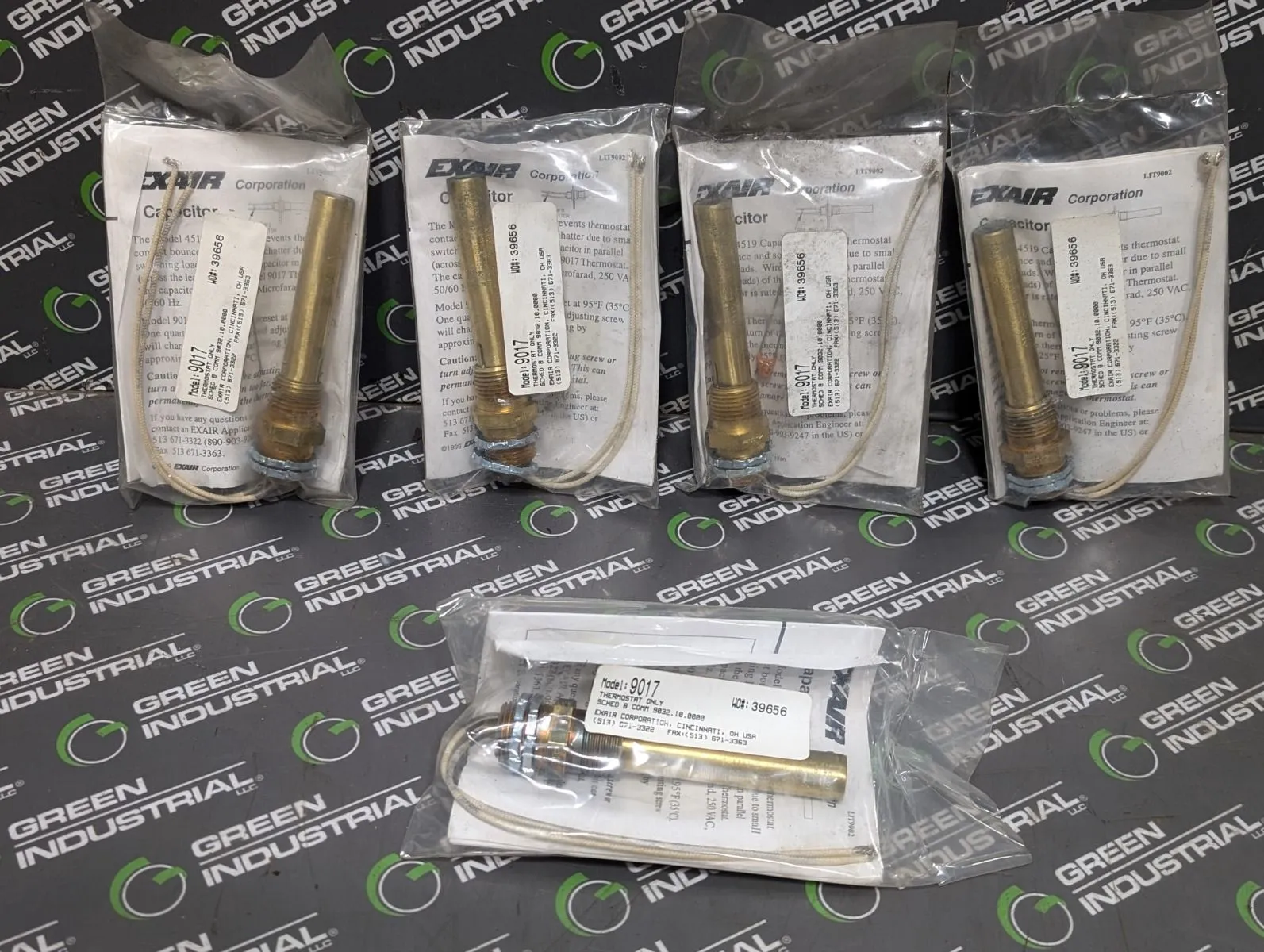 Lot of 5 Exair Corporation Model 9017 Thermoswitch Thermostats New