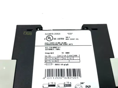 USED SIEMENS DIGITAL MONITORING RELAY 12-POL FOR 3-PHASE