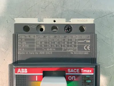 Used ABB TMAX T2L 160 Circuit Breakers Ohio US | HGR 24 #1455420